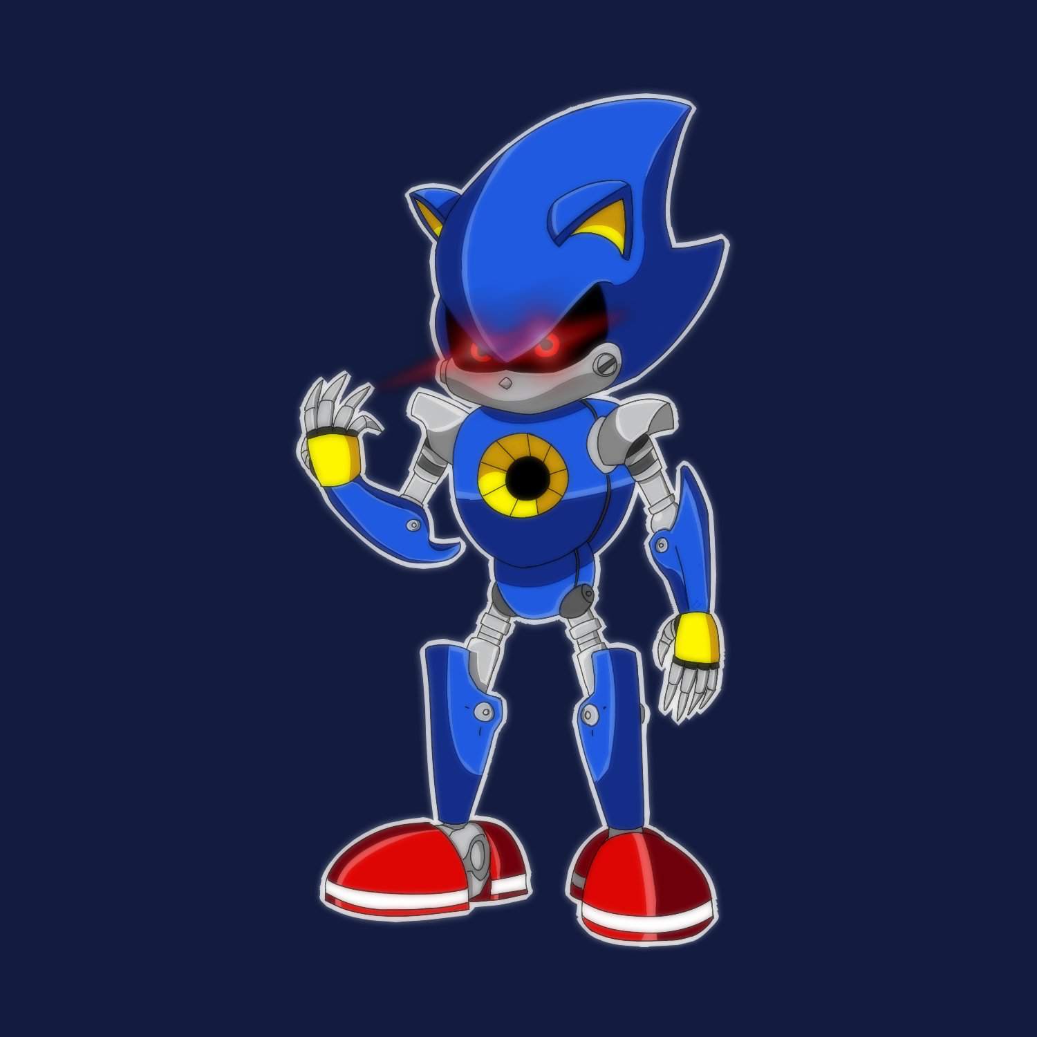 Metal Sonic Drawing 🤖 | Sonic the Hedgehog! Amino