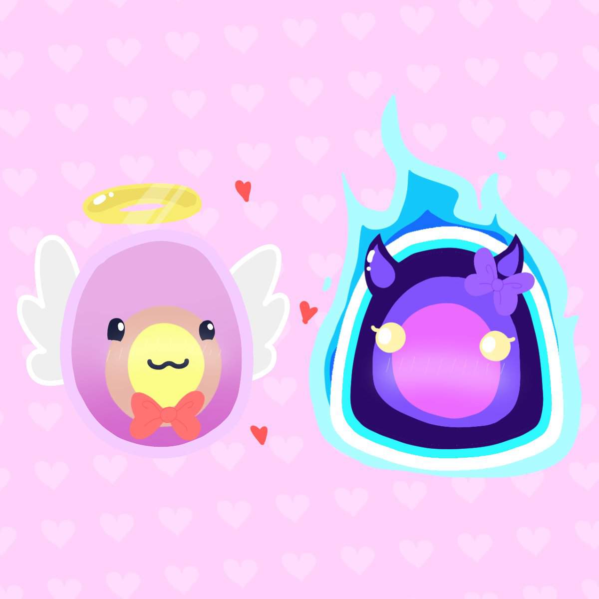 The Angel and the Devil (OCs) | ♡Slime Rancher♡ Amino