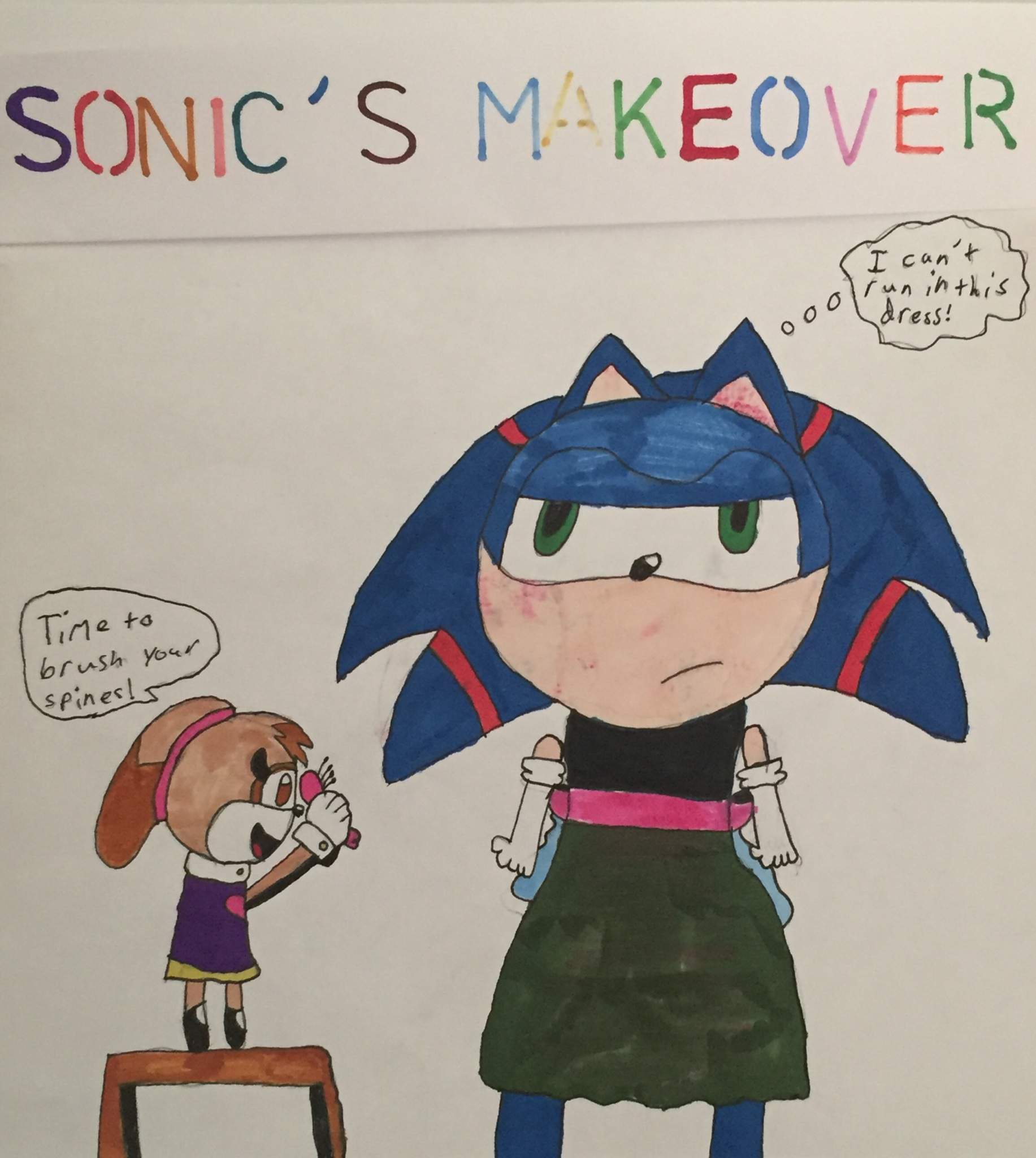 Sonic makeover | Sonic the Hedgehog! Amino