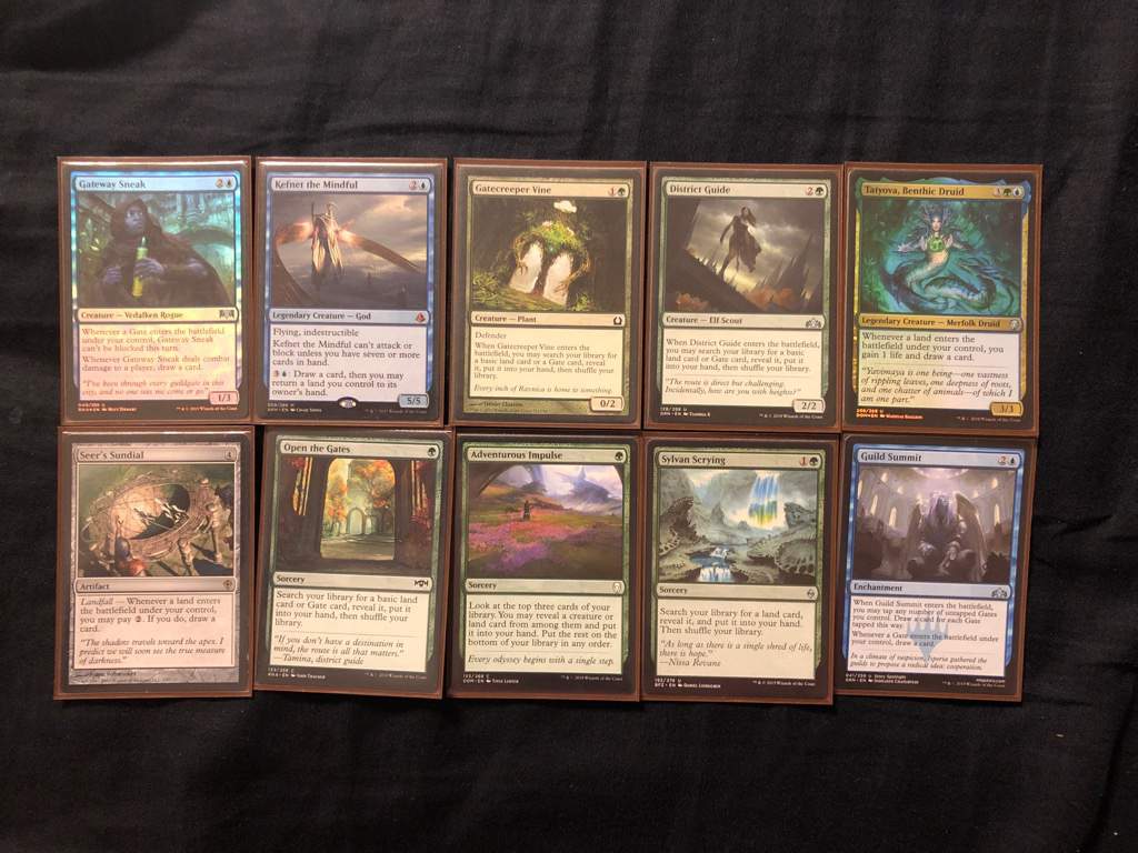 EDH Deck Tech WUBRG Gates Lands Deck draft 1. MTG Amino