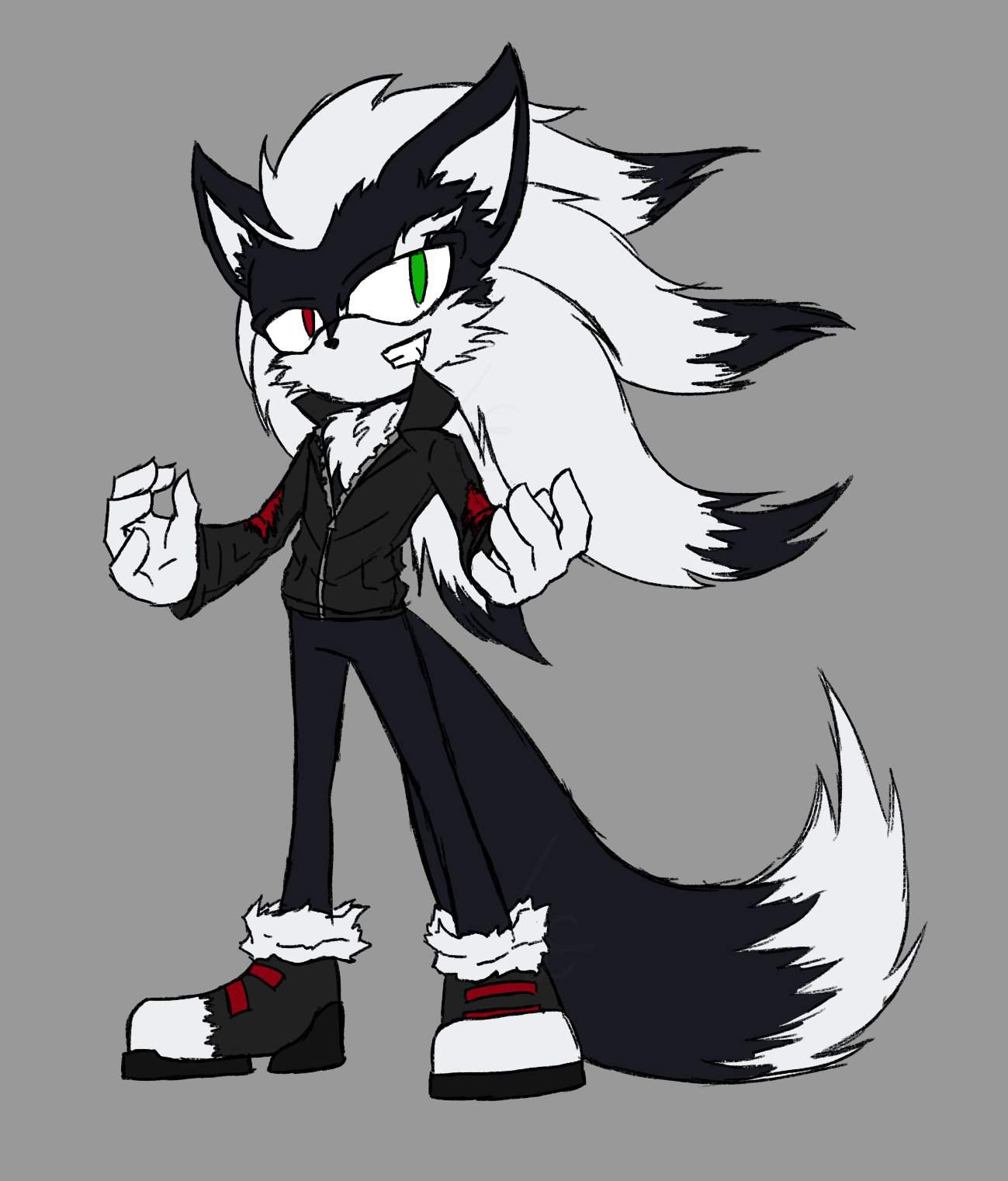 Umbra the wolf | COMMISSION | Sonic the Hedgehog! Amino