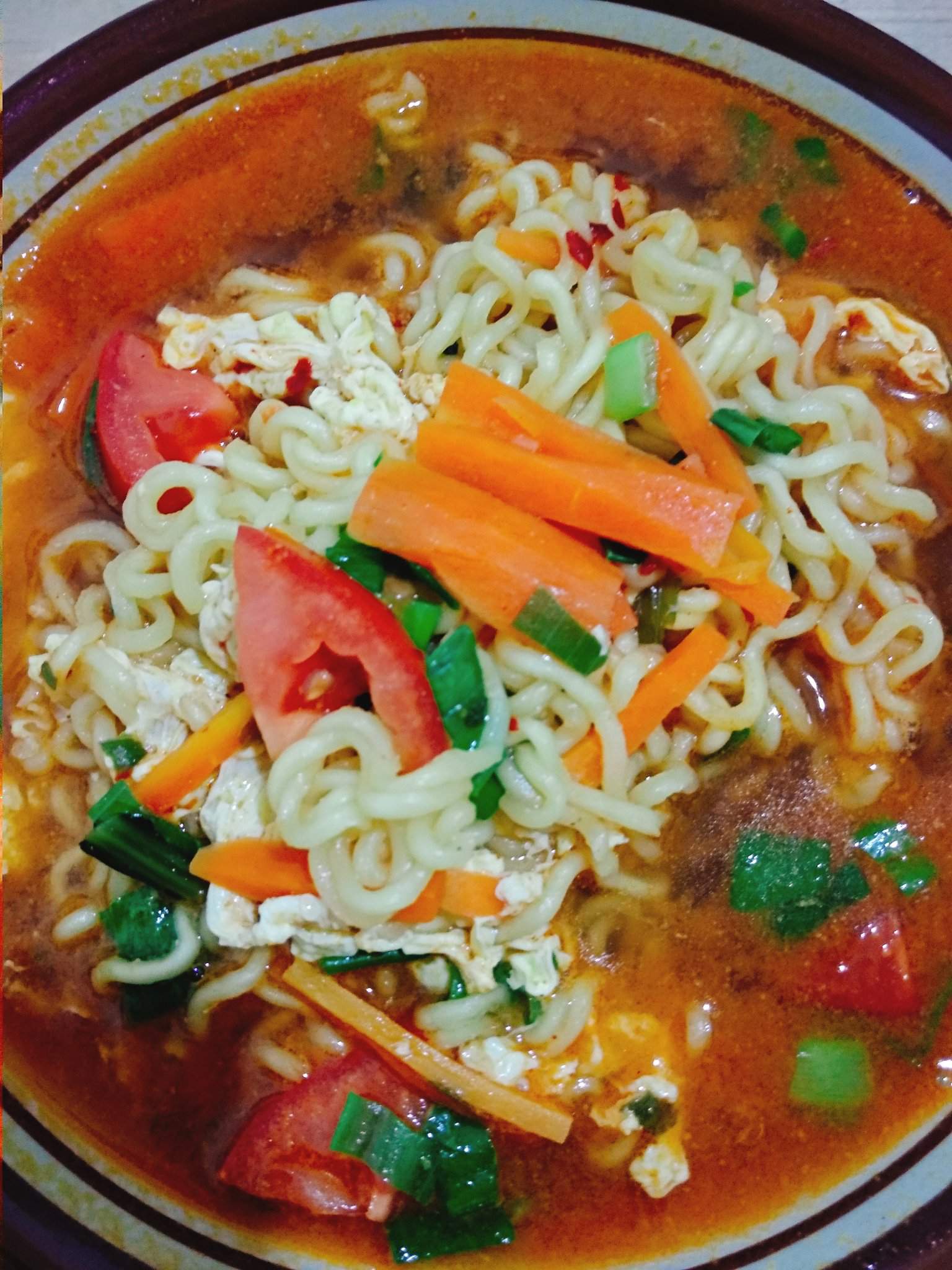 Korean Ramyun with vegetables 🍀🔥 | Vegan Amino