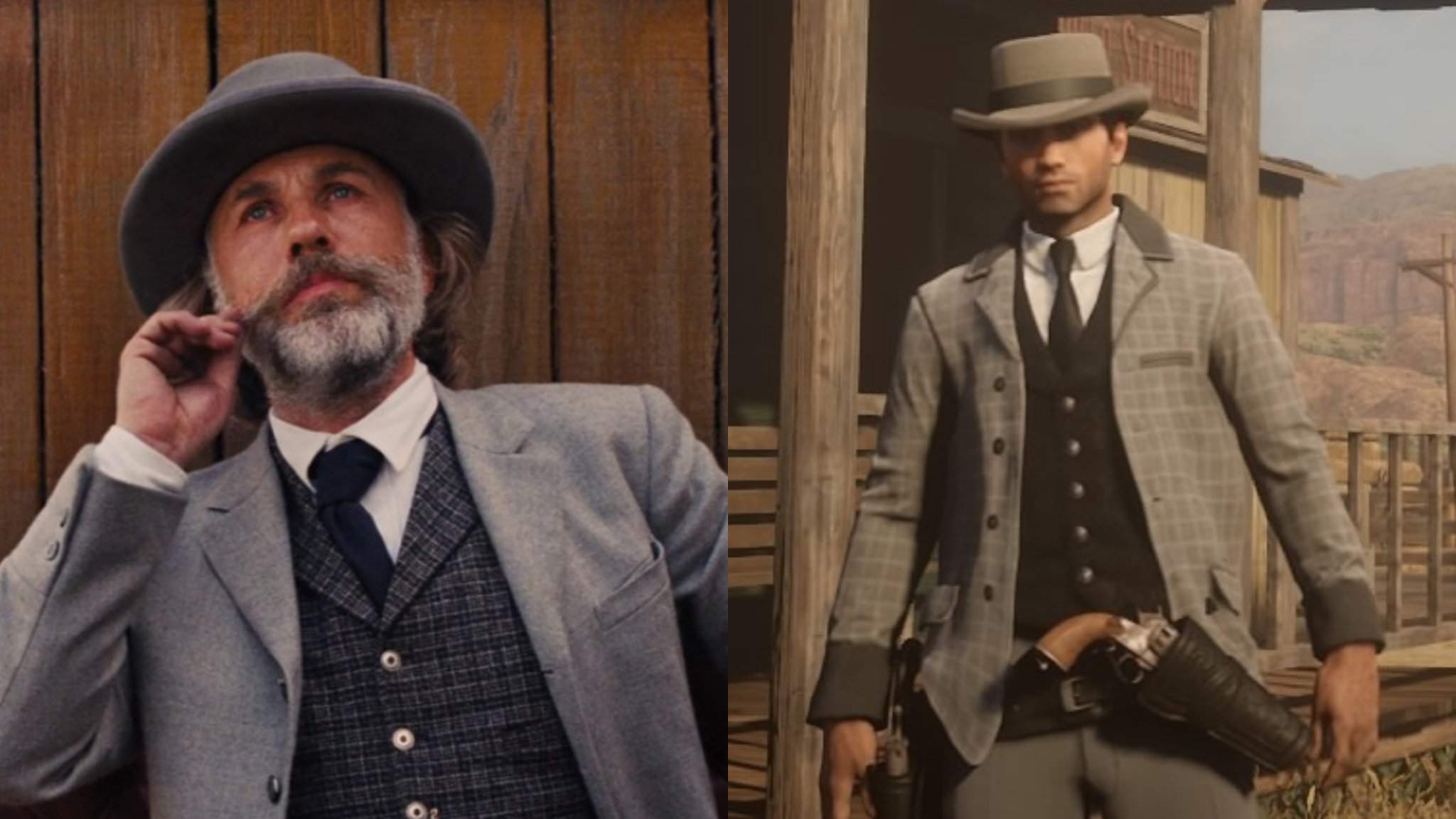 My shot at recreating the outfits of Djano and Dr. Schultz from Django  Unchained | The Red Dead Redemption Amino