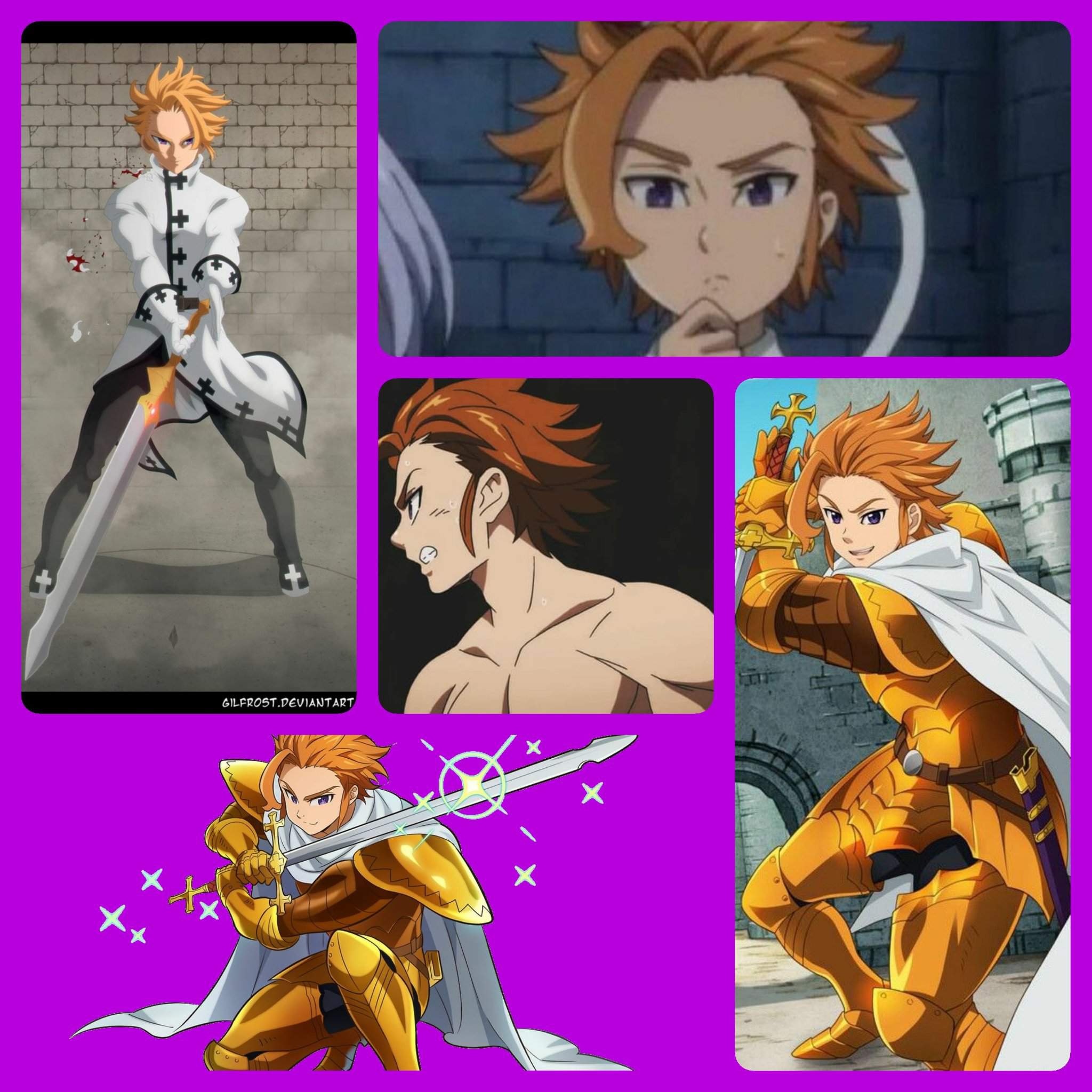 Aqui les dejo éste collage del Rey Arturo | Nanatsu No Taizai Amino™ Amino