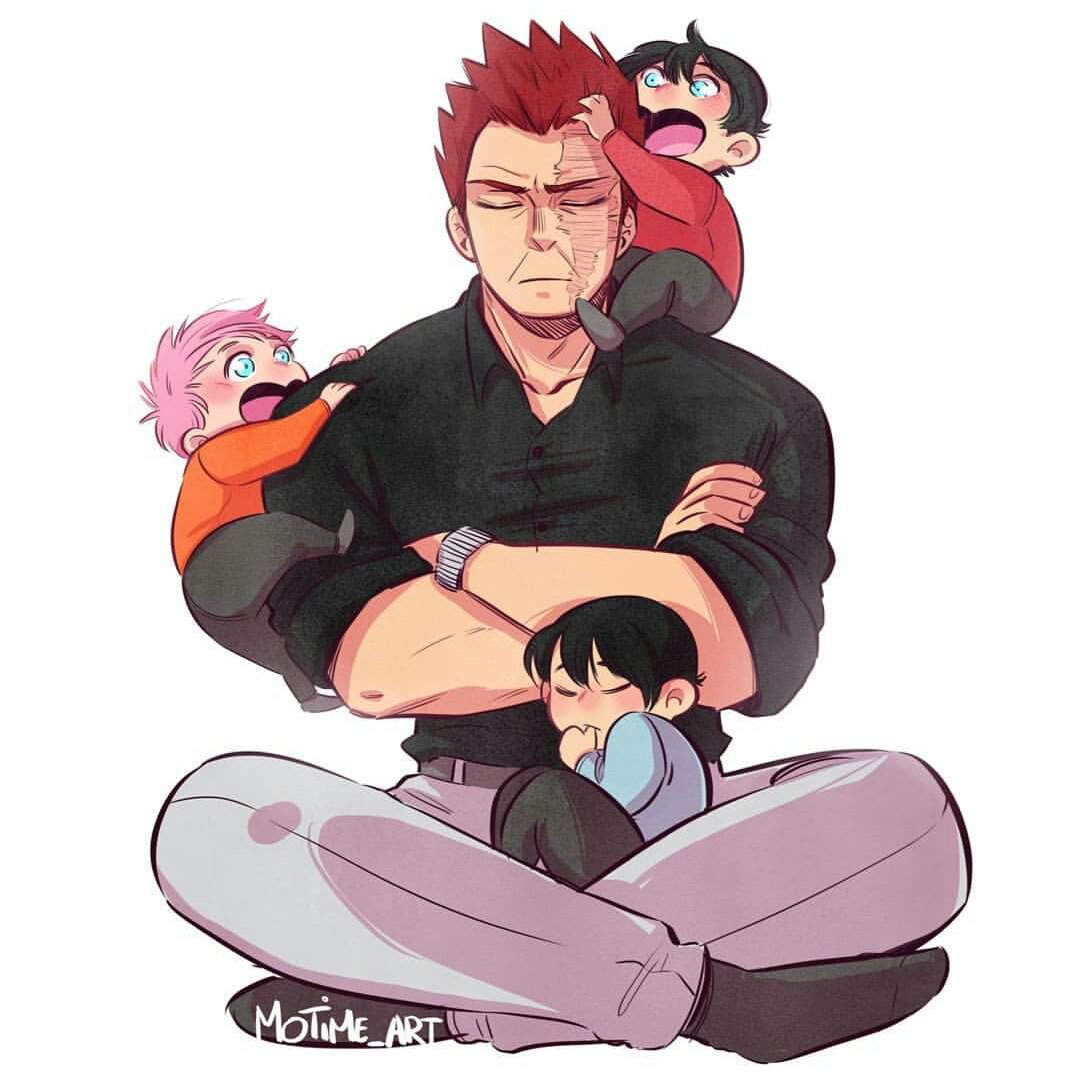 Grandpa endeavor and the todo-squad😊 | Anime Amino