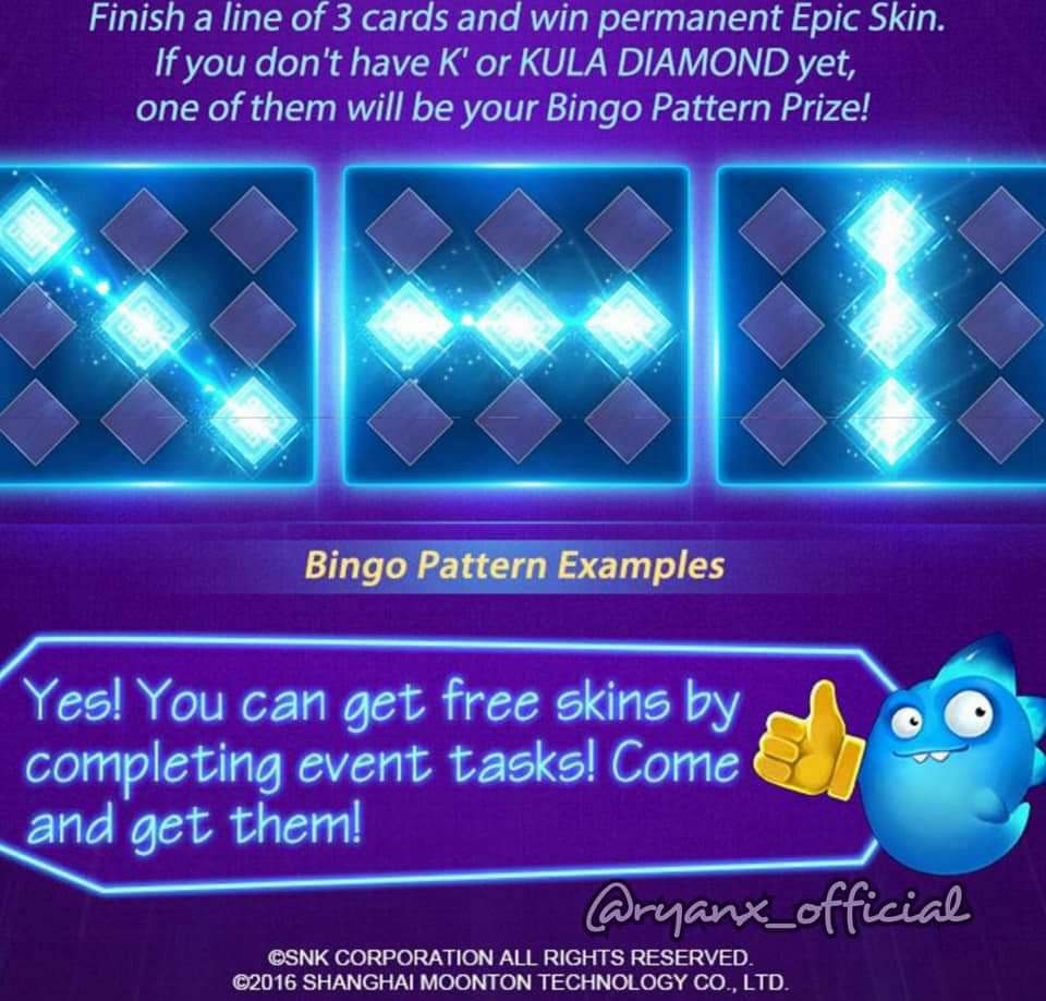 16 Kof Mobile Legends Bingo - Mobile Legends Fans | Free Diamond | Free