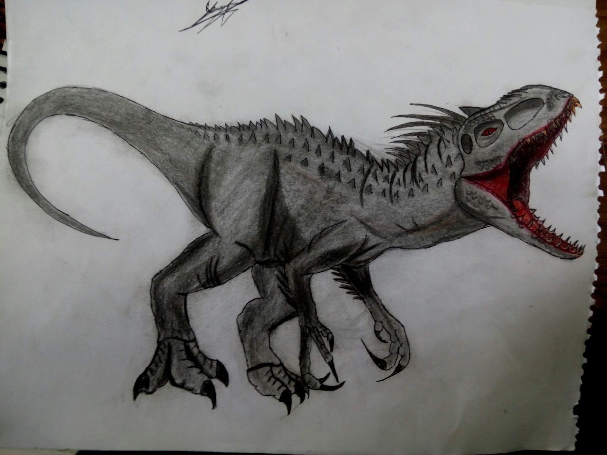 Indominus rex dibujo | •Arte Amino• Amino