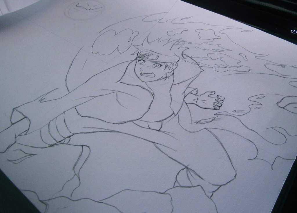???? Dibujo de Goku Vs Naruto (Sombreado) ???? | DRAGON BALL ESPAÑOL Amino