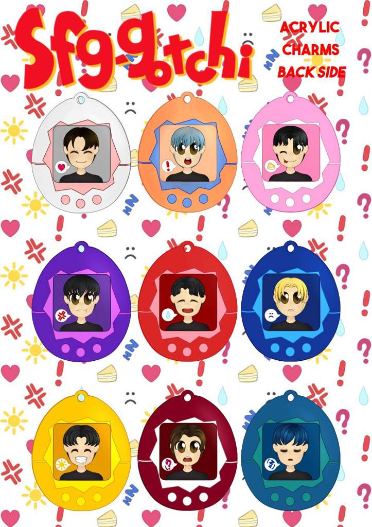 Sf9 Gotchi Acrylic Charms Preorder Kpop Fanart Amino