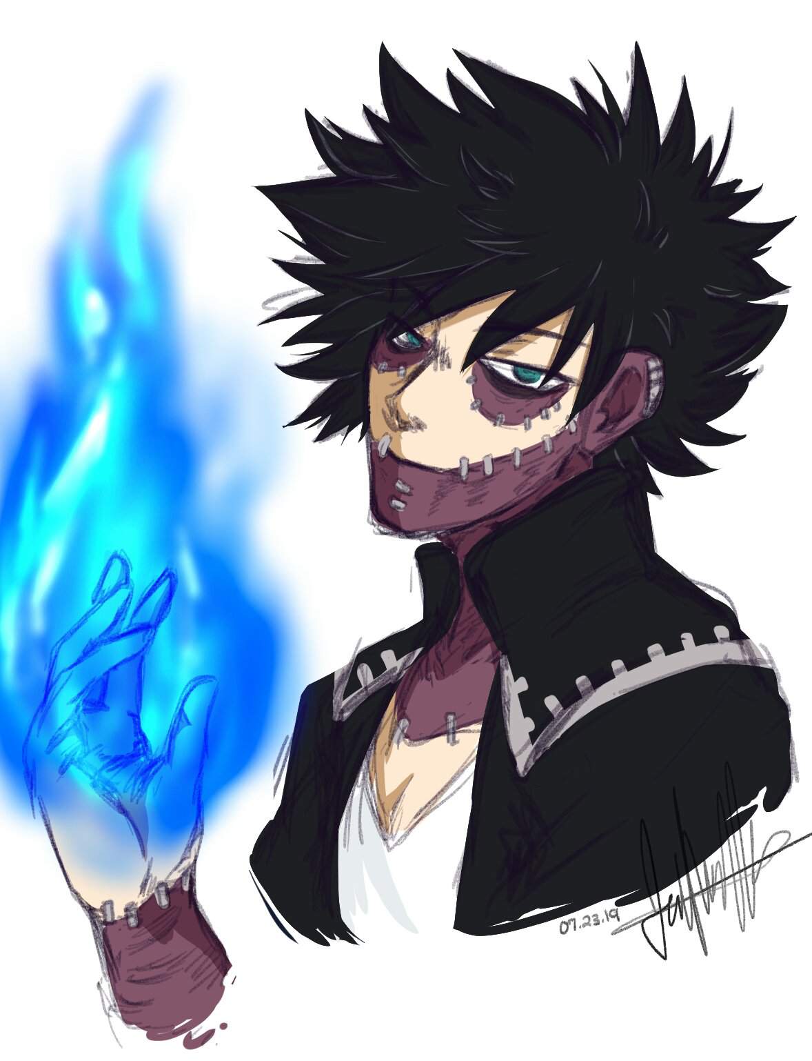 🔥 Dabi Sketch 🔥 | My Hero Academia Amino