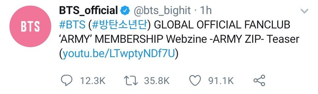 BTS GLOBAL OFFICIAL FANCLUB ‘ARMY’ MEMBERSHIP Webzine -ARMY ZIP- Teaser ...