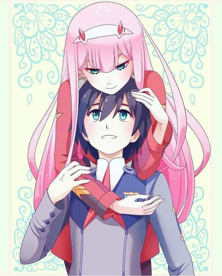 Algunas fotitos de Zero Two y Hiro ️💙 | Anime & Darling in the Franxx Amino