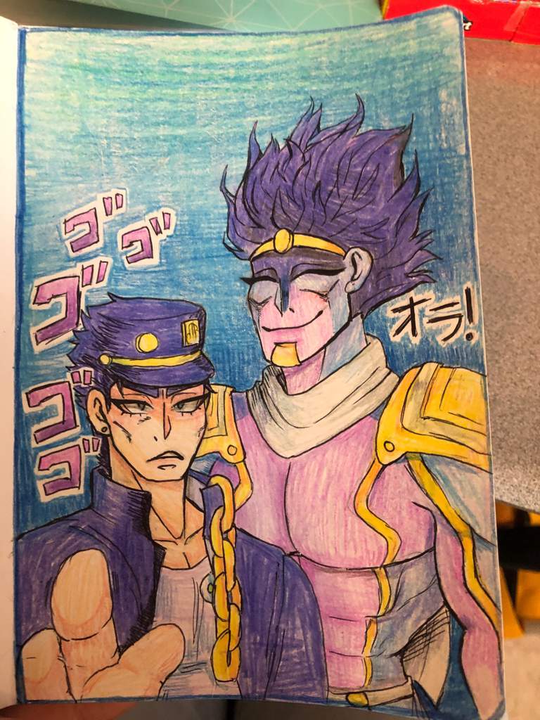 Рисовать star platinum