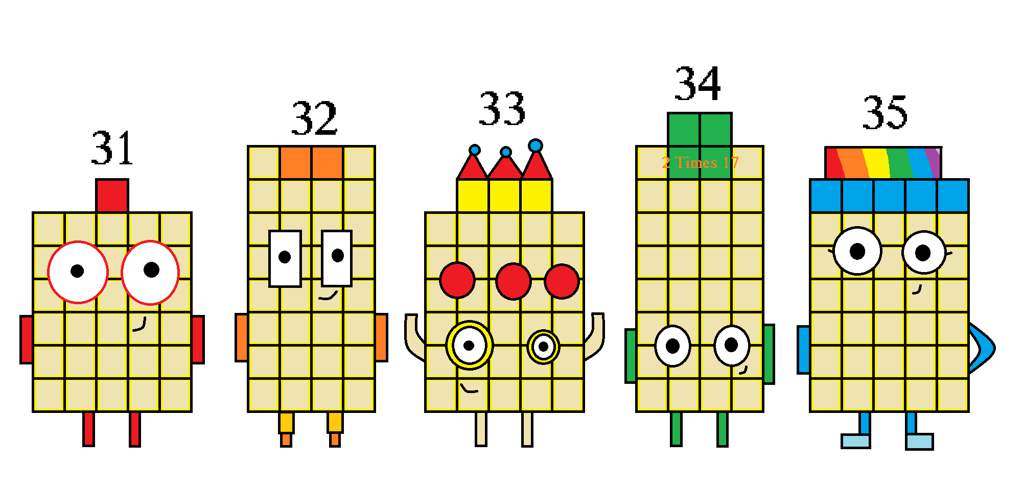 Numberblocks 31 - 35 (Fan-Made) | ♡Official Numberblocks Amino♡ Amino