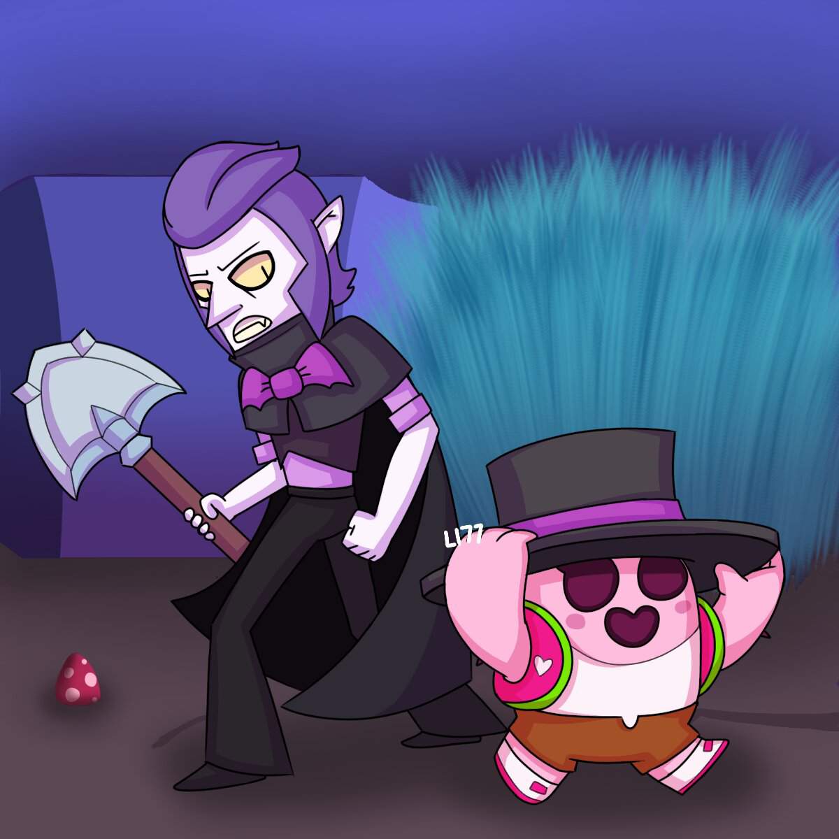 Pink cactus steals Mortis' hat | Brawl Stars Amino