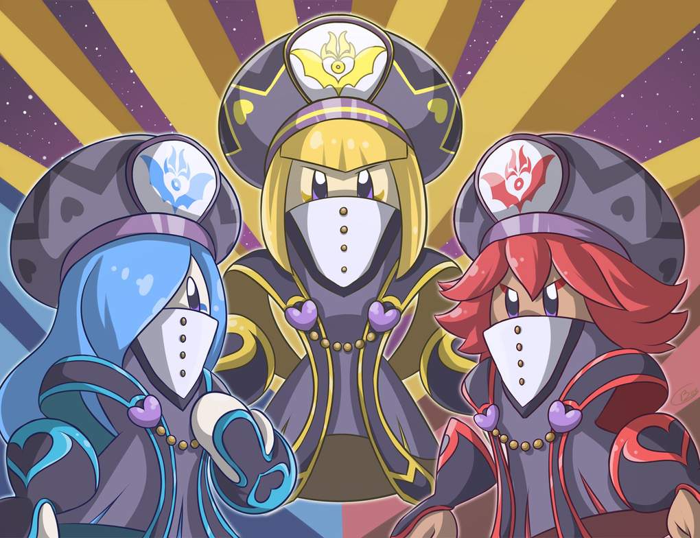 The Three Mage Sisters | Kirby Amino