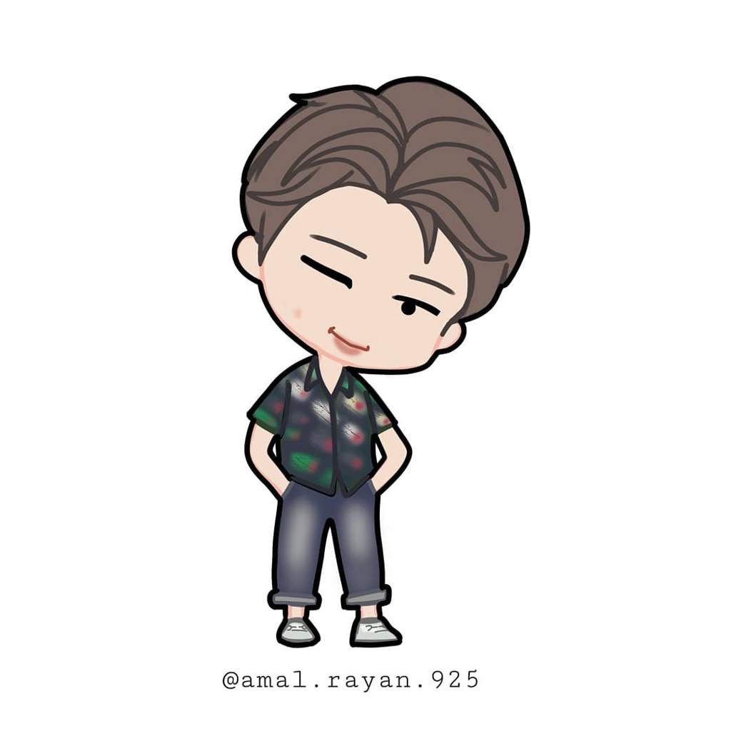 Rm chibi fanart 🌟😇 Step by step.. | BTS ARMY's ☪︎ Amino