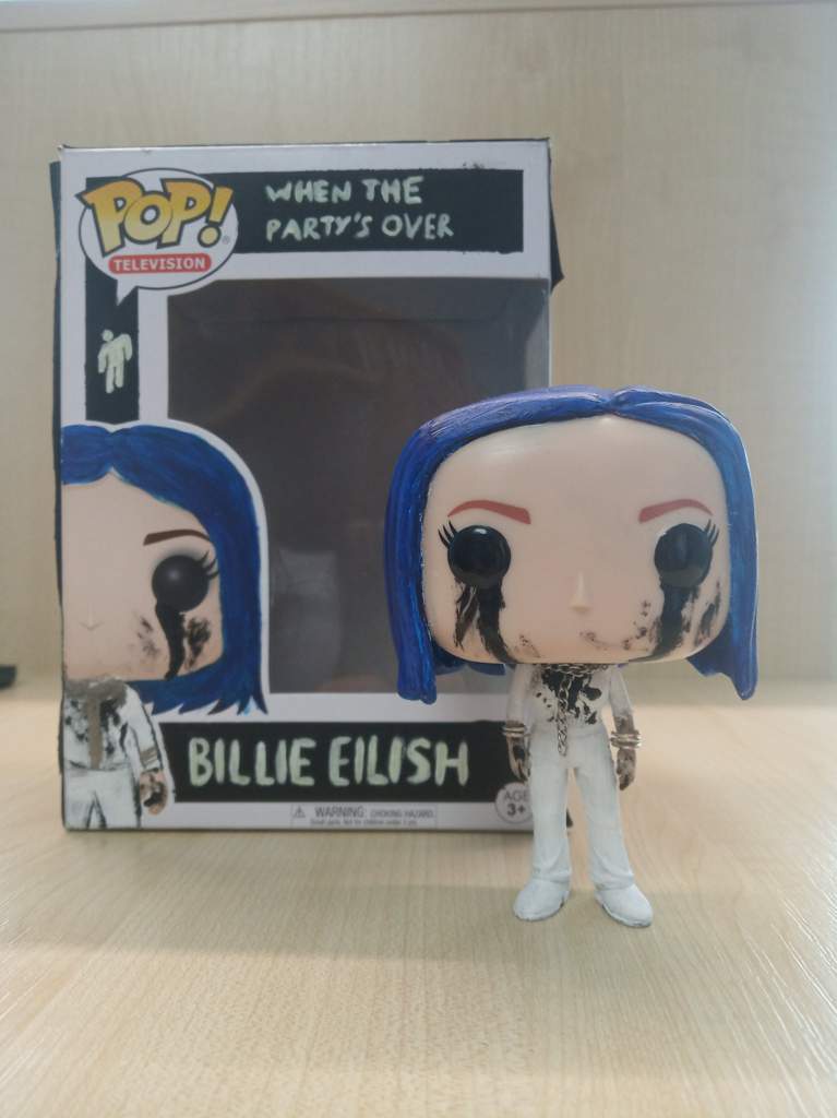 My custom Billie pop vynil figure! BillieEilish Amino