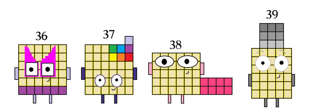 Numberblocks 36 - 39 (Fan-Made) | ♡Official Numberblocks Amino♡ Amino