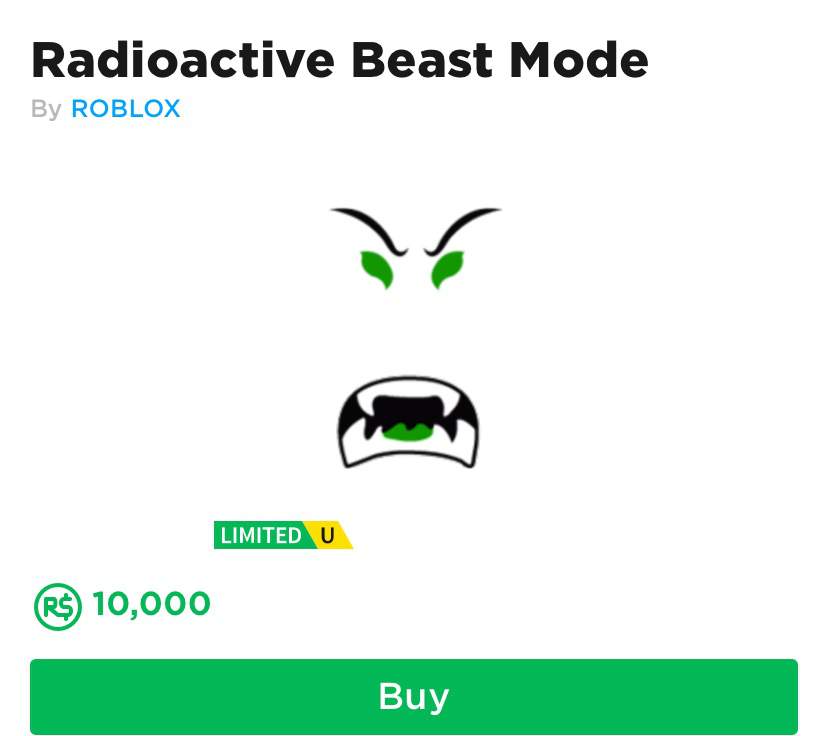 Radioactive beast mode roblox