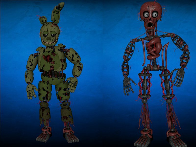 Springtrap with no suit - 🧡 Springtrap (Without Suit) Five Nights At Fredd...