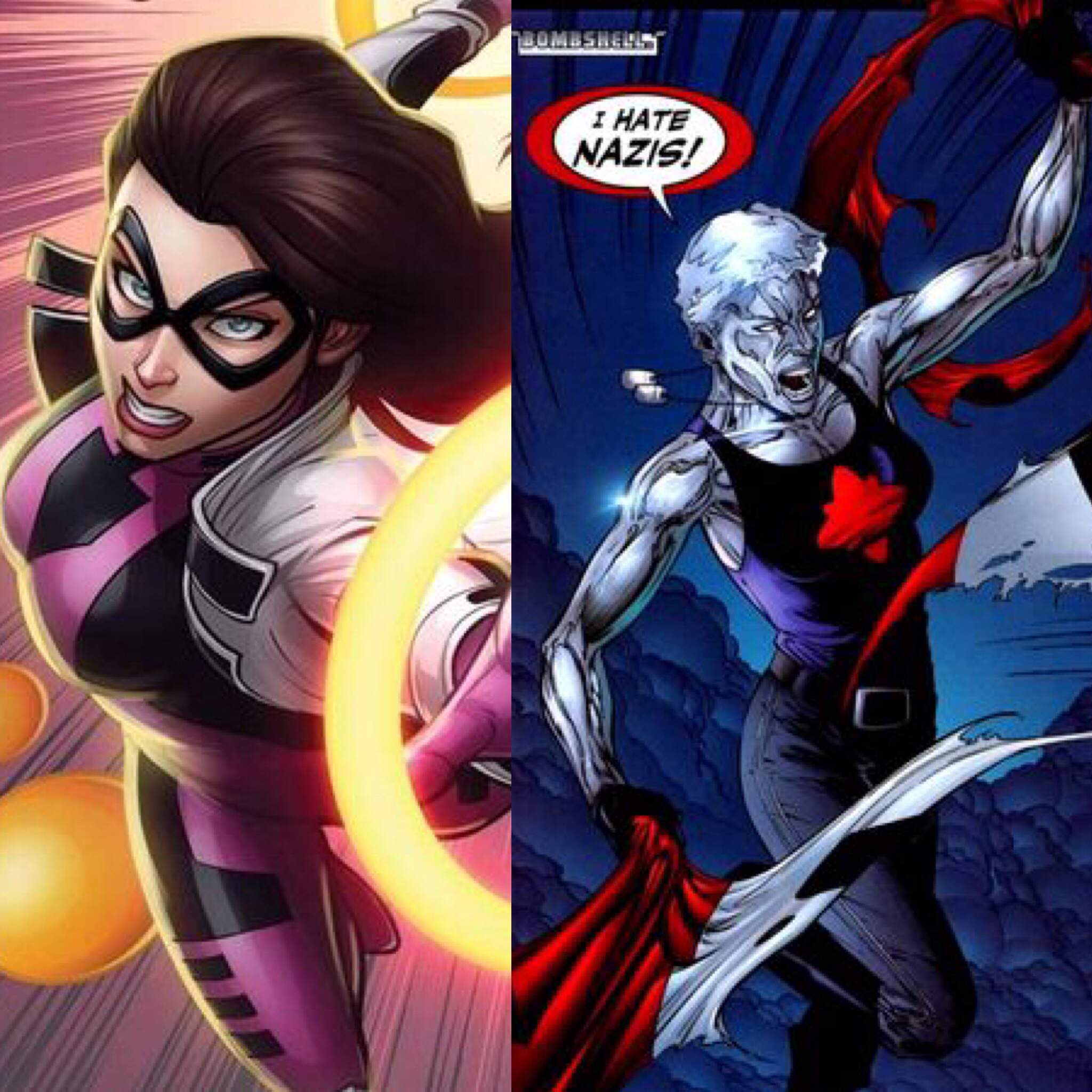 Bombshell(marvel) Vs Bombshell (Dc) | Battle Arena Amino Amino