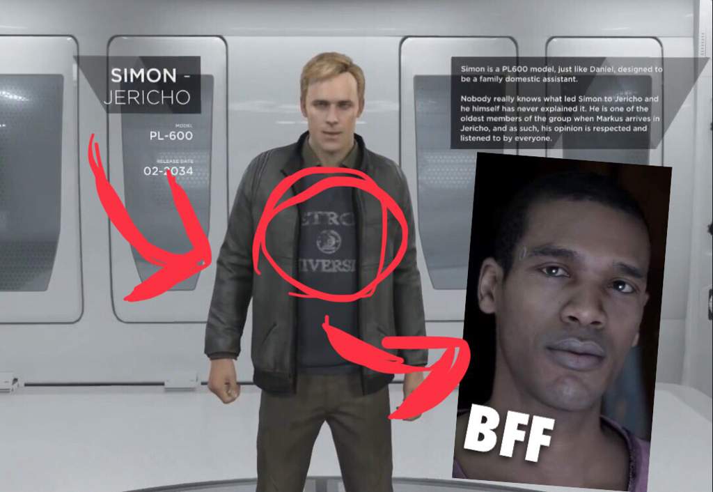 Simon S Shirt Theory Detroit Become Human Official Amino