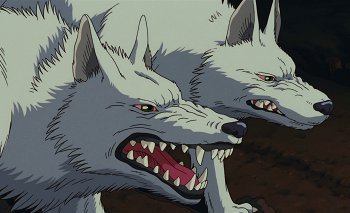 princess mononoke wolf head