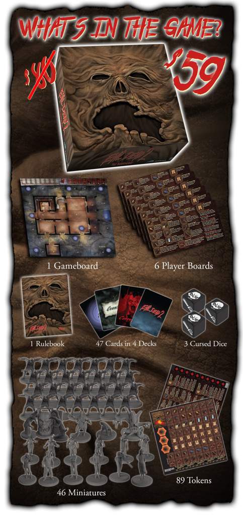 evil dead 2 the board game deluxe edition