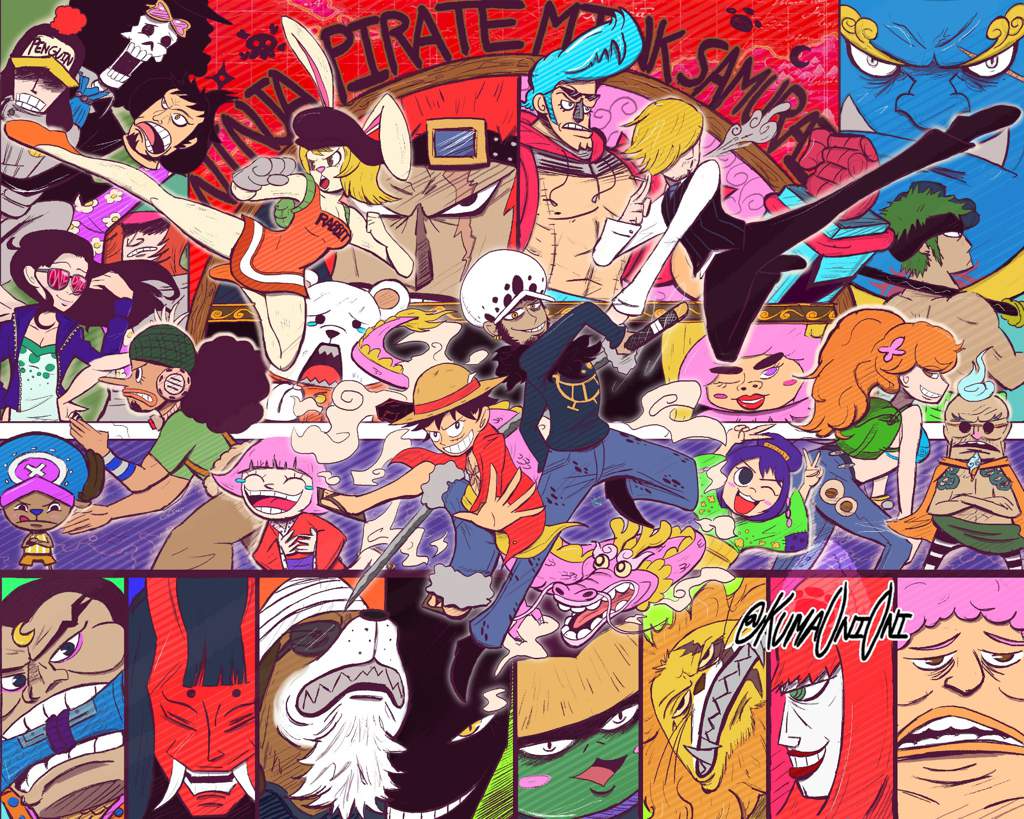 Ninja Pirate Mink Samurai Alliance! | One Piece Amino