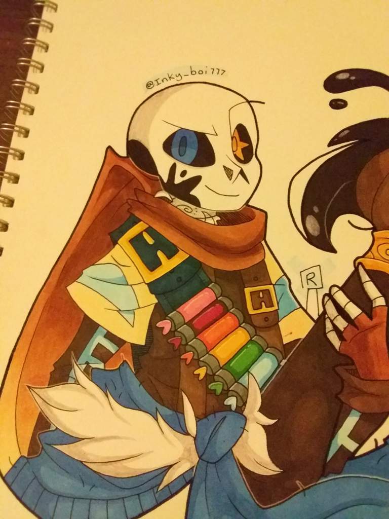 🔰[Ink art] you're no match for broomy and i🔰 | Undertale AUs Amino
