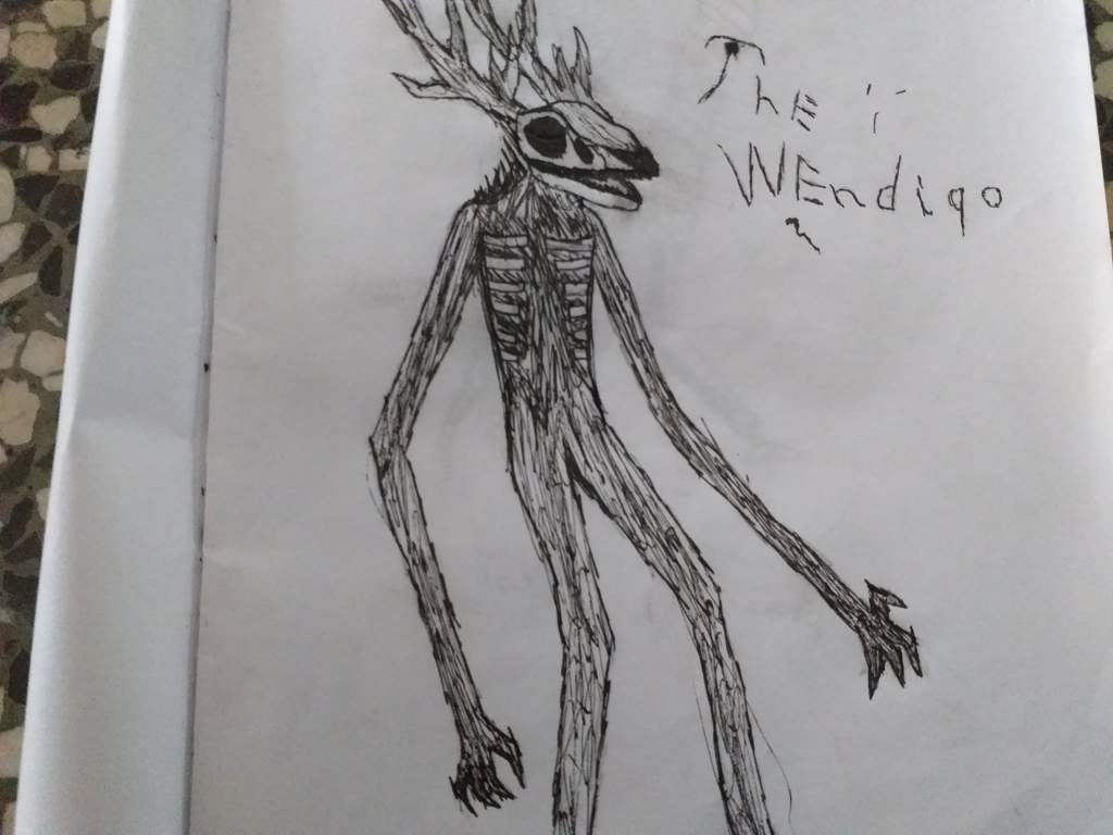 Wendigo Drawing Urban Legends And Cryptids Amino 0591