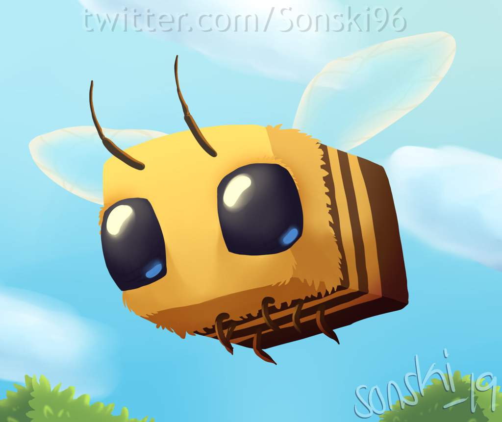 Minecraft content tag. game, which's theme is Bees. 