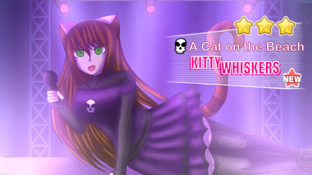 Kitty 3 Star Card Death Wish Band Roblox Amino - lavender banda roblox