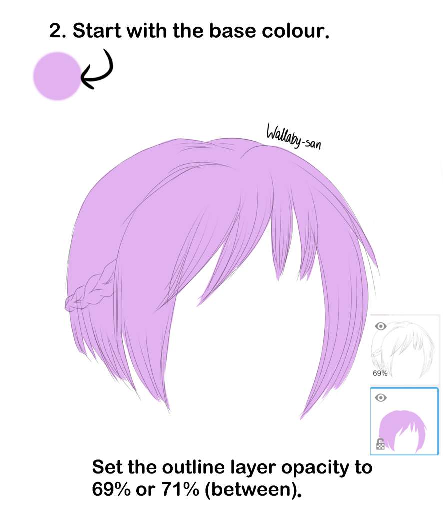 Edit Tutorial 2 (3 actually) - Lilac/Lavender Hair | Gacha-Life Amino