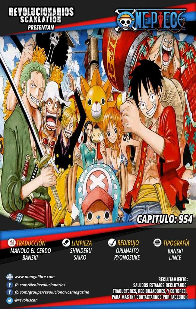 One Piece Manga 954 One Piece Amino