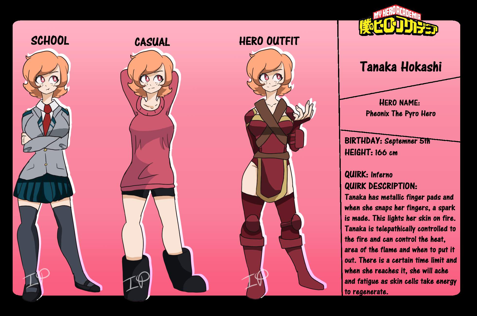 Tanaka Hokashi Character Reference!! | My Hero Academia Amino