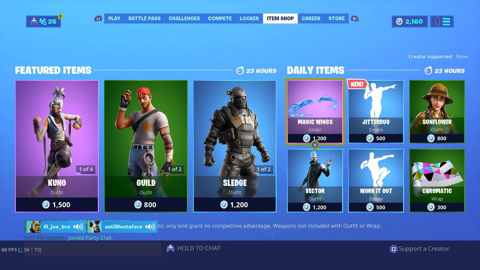 Today’s Item Shop | Fortnite: Battle Royale Armory Amino