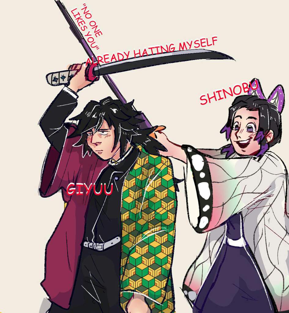 Shinobu Bullies Giyuu Artl Demon Slayer Kimetsu No Yaiba Amino