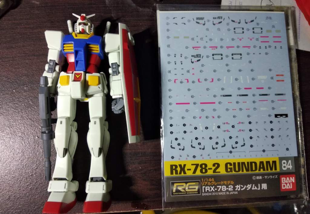 Hguc Rx 78 2 Revive W Rg Decals Gundam Amino