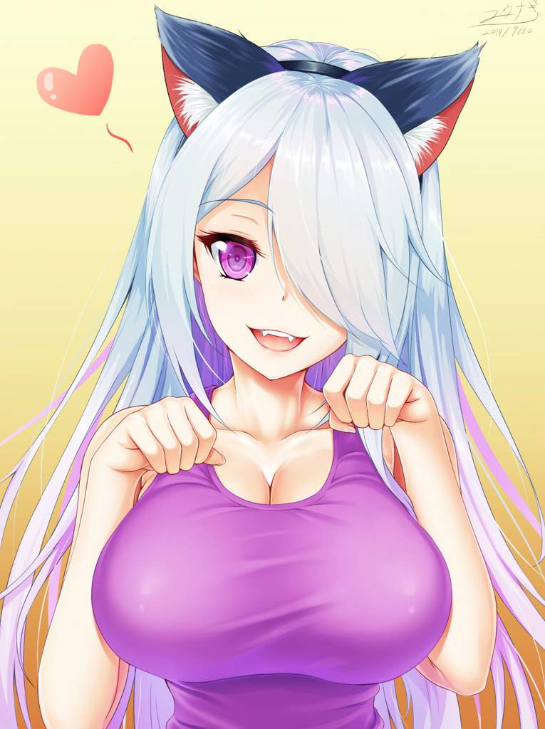 Anime girl with boobs