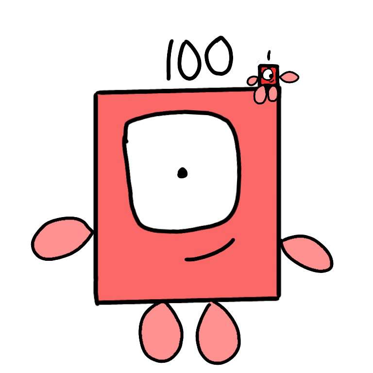 1 sitting on 100 | ♡Official Numberblocks Amino♡ Amino