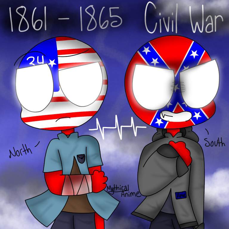 America: Union and Confederate | •Countryhumans Amino• [ENG] Amino