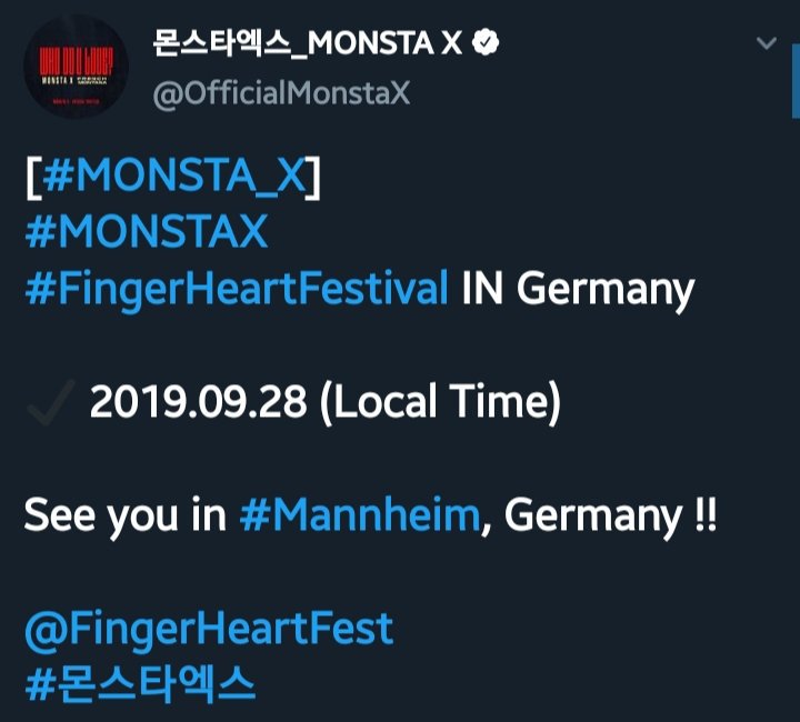 Monsta X At Finger Heart Festival In Germany  | MONBEBE Amino