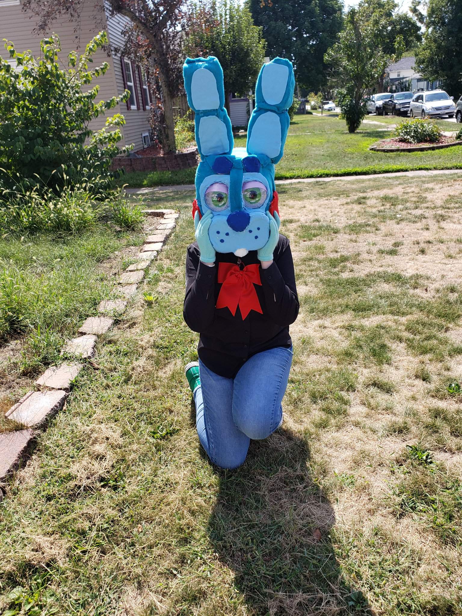 Toy Bonnie Mascot Costume From Five Nights At Freddy S Toy Bonnie ...