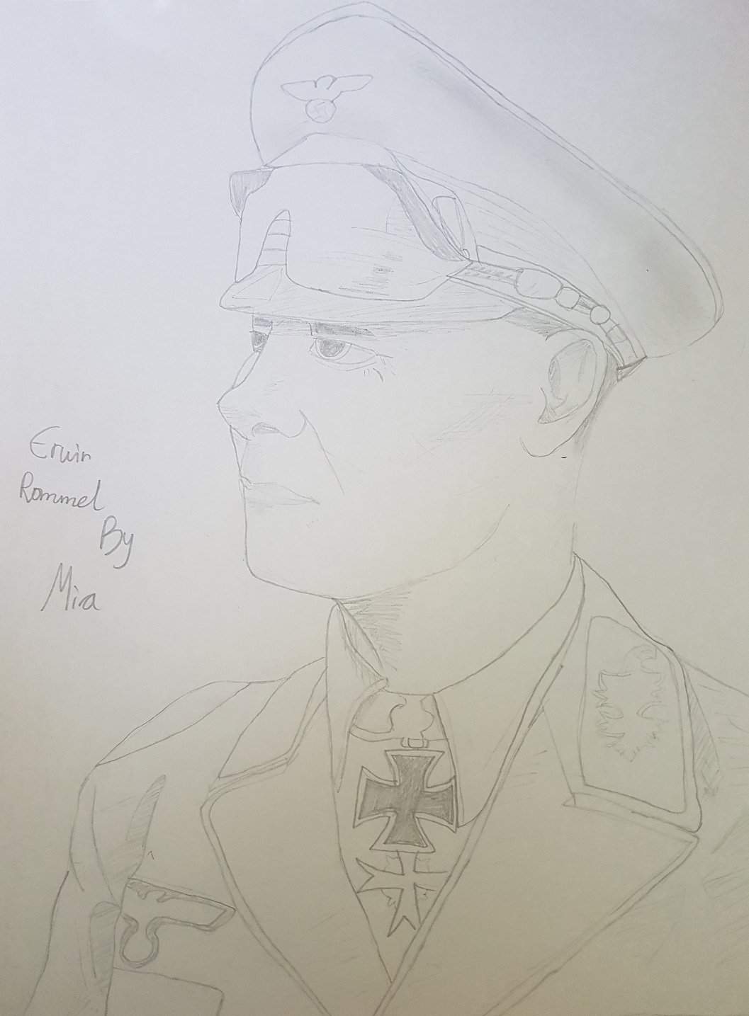 Erwin Rommel Drawing | World War II Amino Amino