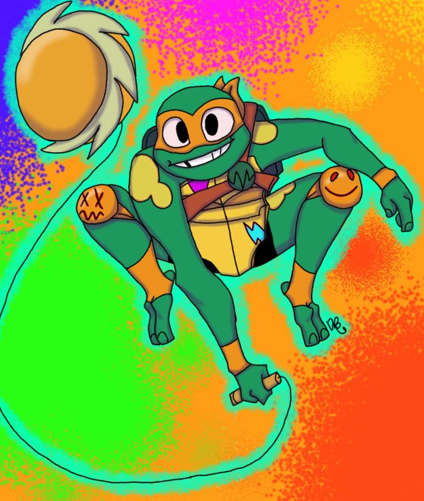 Colorful michael | TMNT HQ Amino