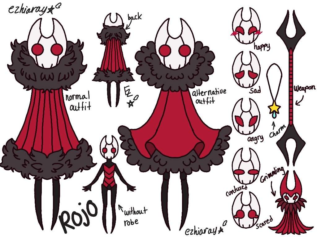 Reference sheet: Rojo | Hollow Knight™ Amino