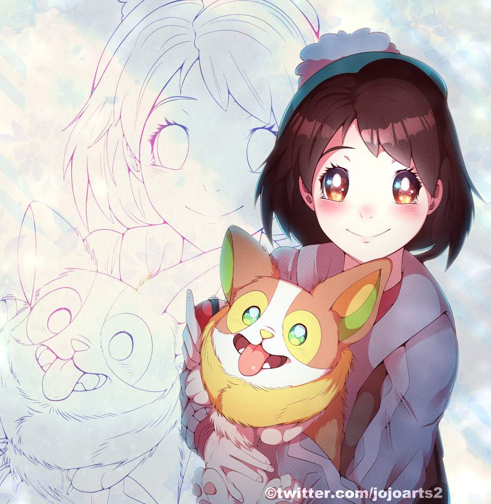 Pokémon Sword And Shield Feat Yamper Anime Art Amino