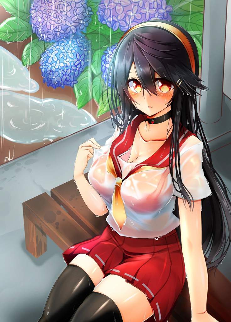 Dark haired POV anime wet